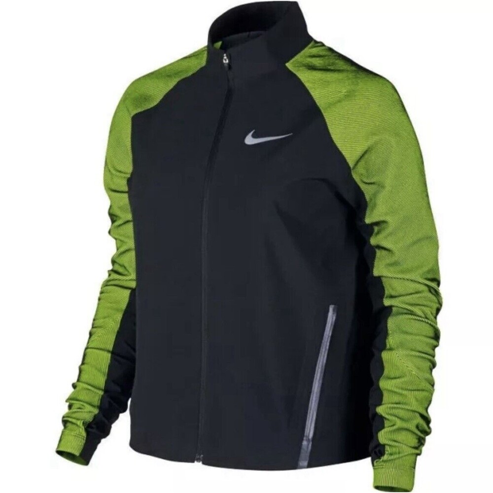 Nike Women's Twill Dri-Fit Stadium Running Jacket SZ M 822552-010 $225 REFLECT